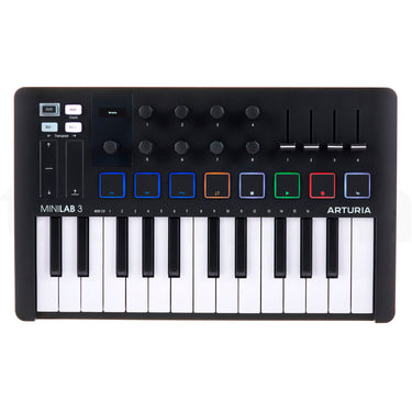 Controlador Arturia Minilab3bk Midi 25 Teclas Black